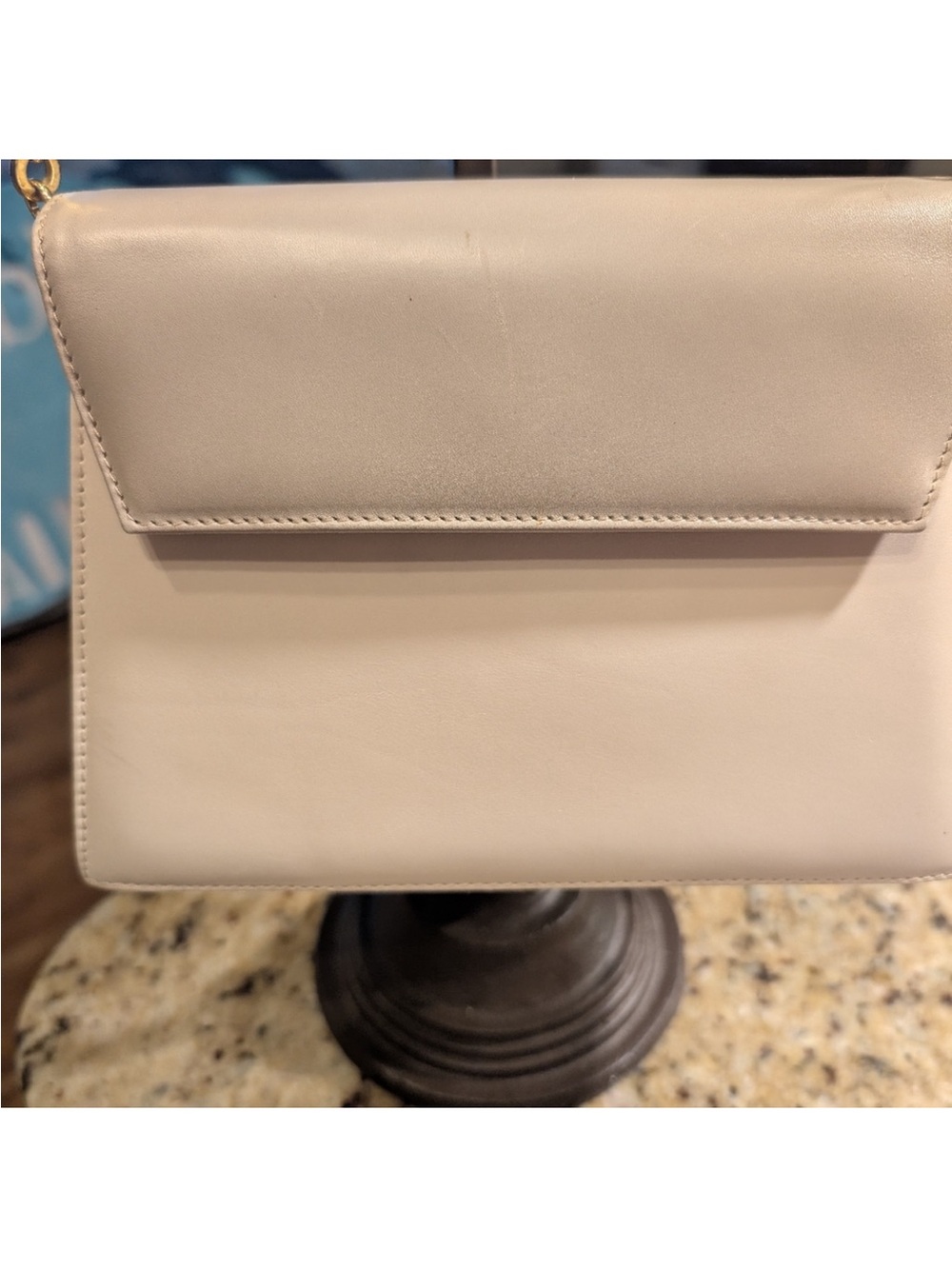 SALVATORE FERRAGAMO Vintage Leather Shoulder Bag Authentic